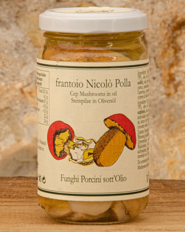 Funghi Porcini in Olio d'Oliva Polla Funghi Porcini in Olio d'Oliva