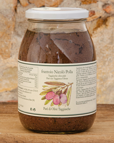 Pate' di Olive Taggiasche in Olio Extra Vergine di Oliva Polla Picture of Taggiasche Olive Paste 900g