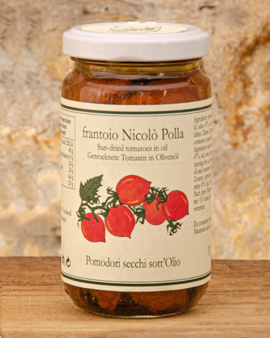 Pomodori Secchi in Olio Extra Vergine di Oliva Polla Picture of Sun-dried Tomatoes 200g