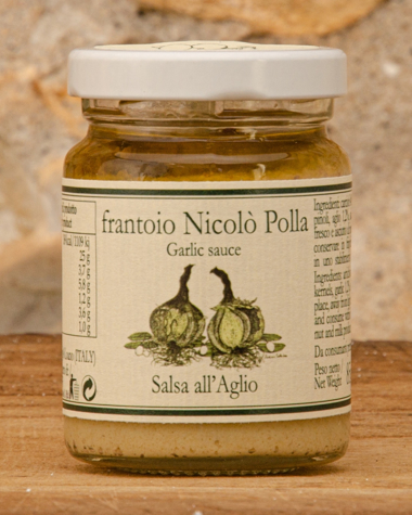 Salsa all'Aglio in Olio Extra Vergine di Oliva Picture of Garlic Sauce 85g